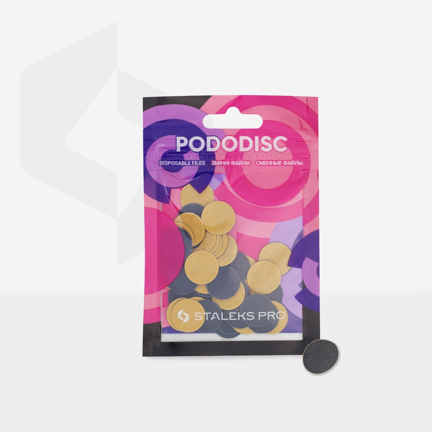 Refill pads for pedicure disc Staleks Pro S, 320 grit (50 pc)