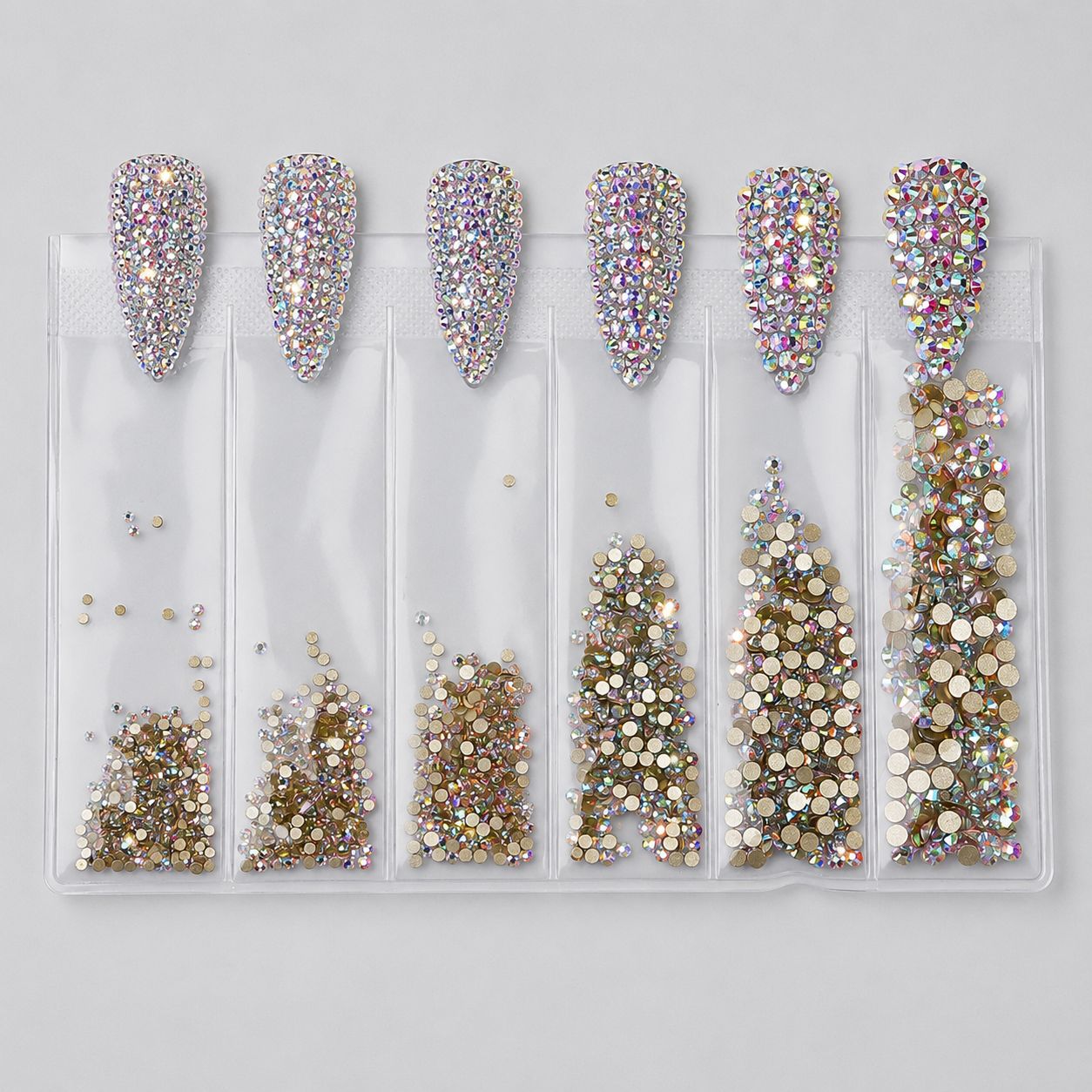 Holographic Rhinestones, 6 Sizes