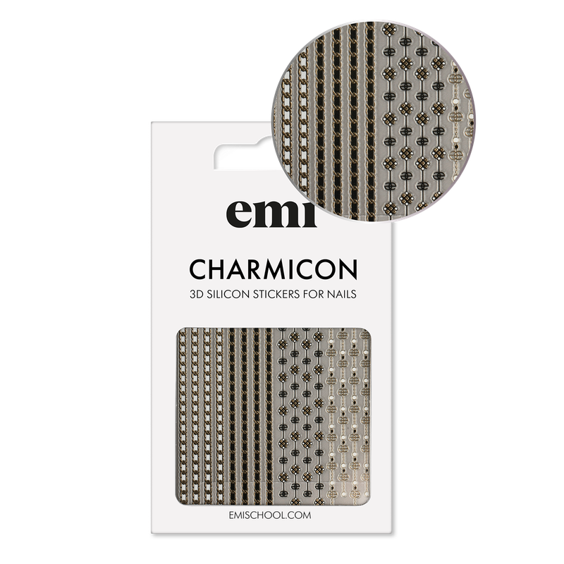 Charmicon 3D Silicone Stickers #236 Fashion chains