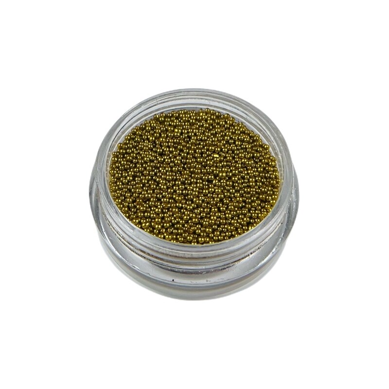 Gold Caviar Beads for Nail Art