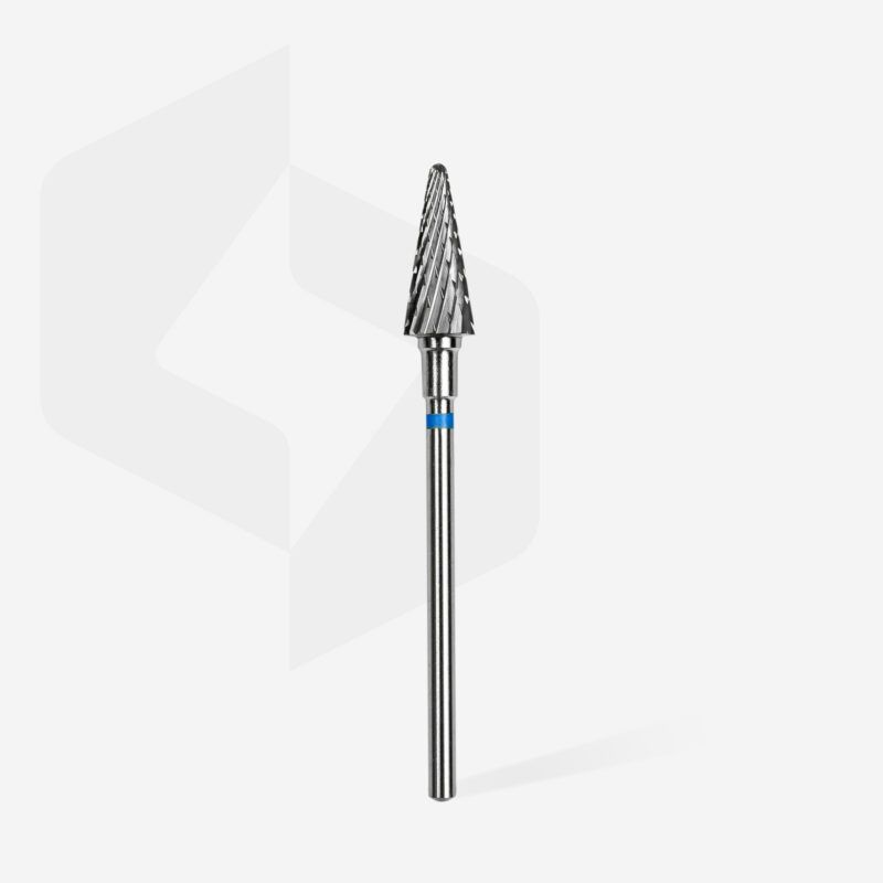 Carbide nail drill bit cone blue EXPERT head diameter 6 mm  working part 14 mm
