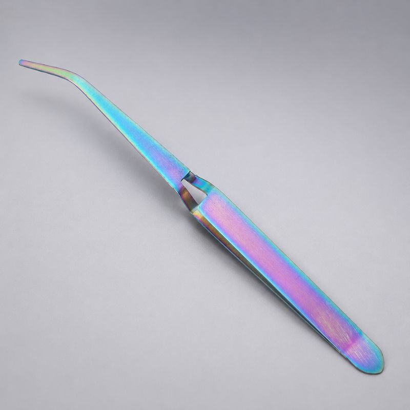 Multicolor C-Curve Pinching Tweezers