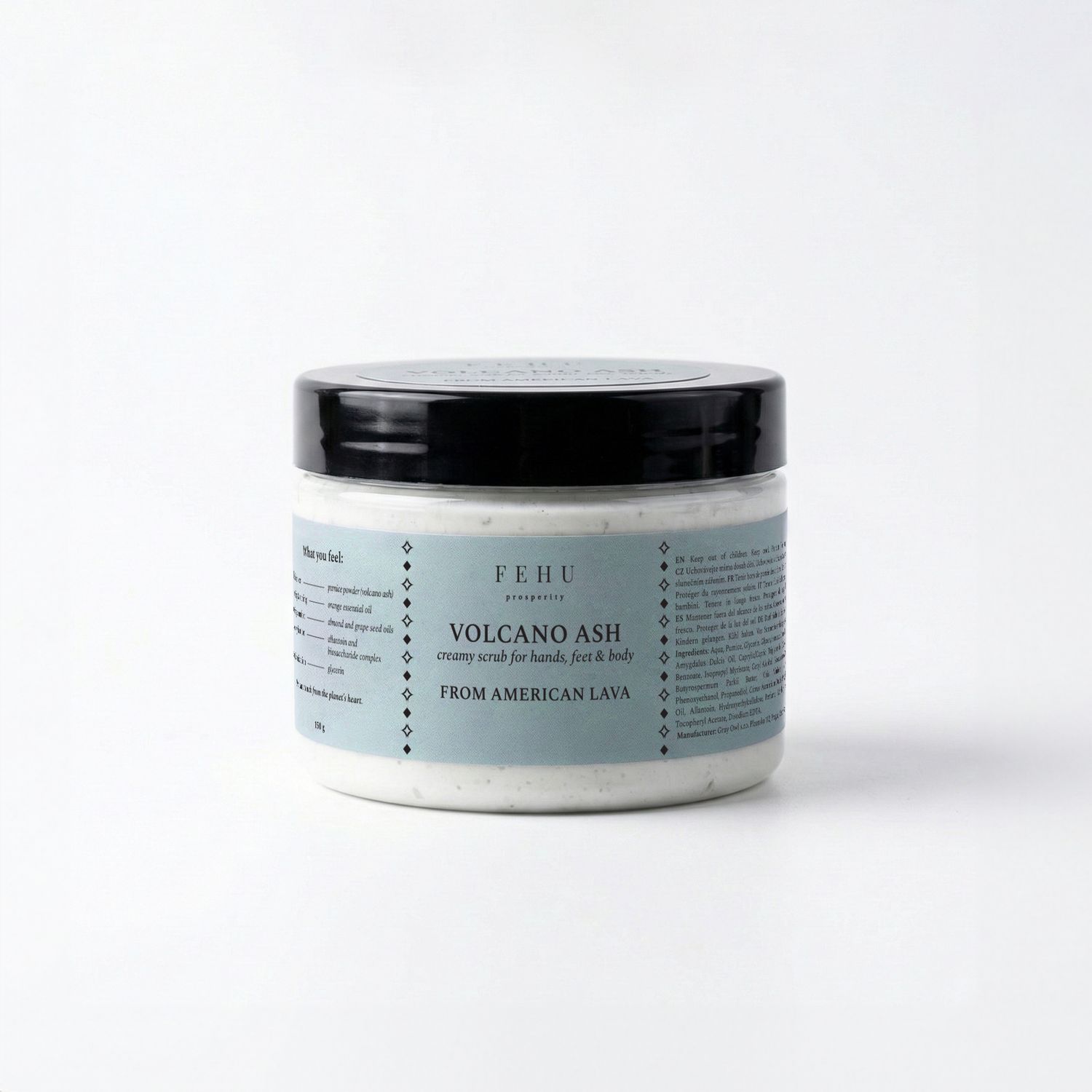 Body Scrub Volcano Ash, 150 g.