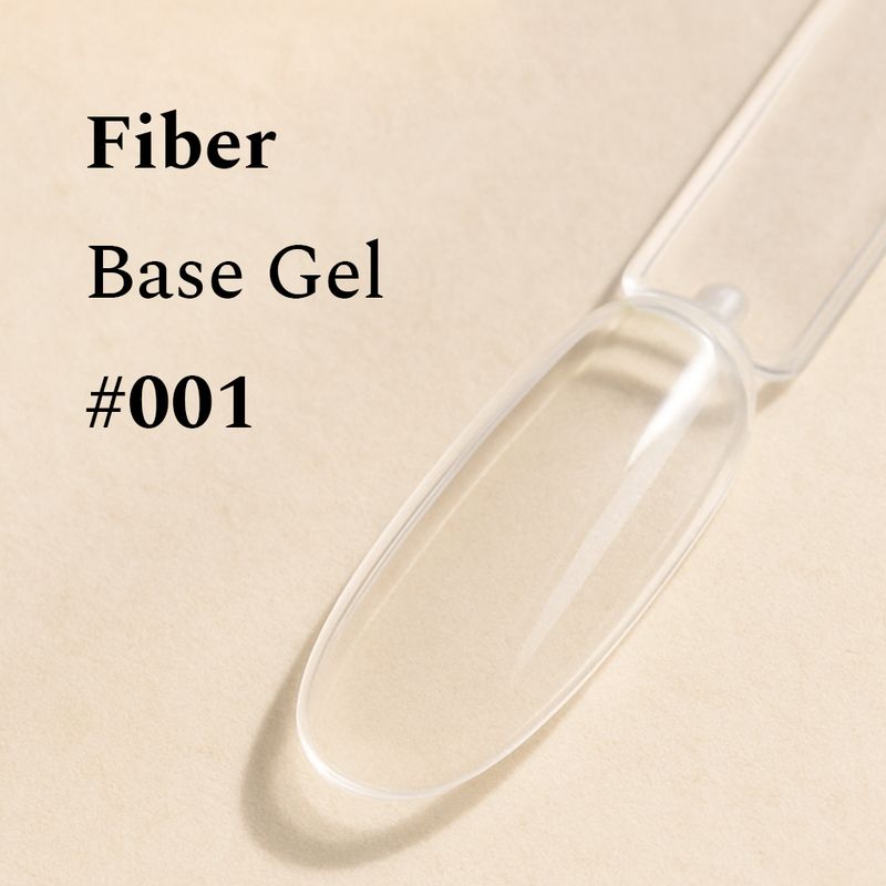 Fiber Base Gel Transparent Glass #01, 12 ml.
