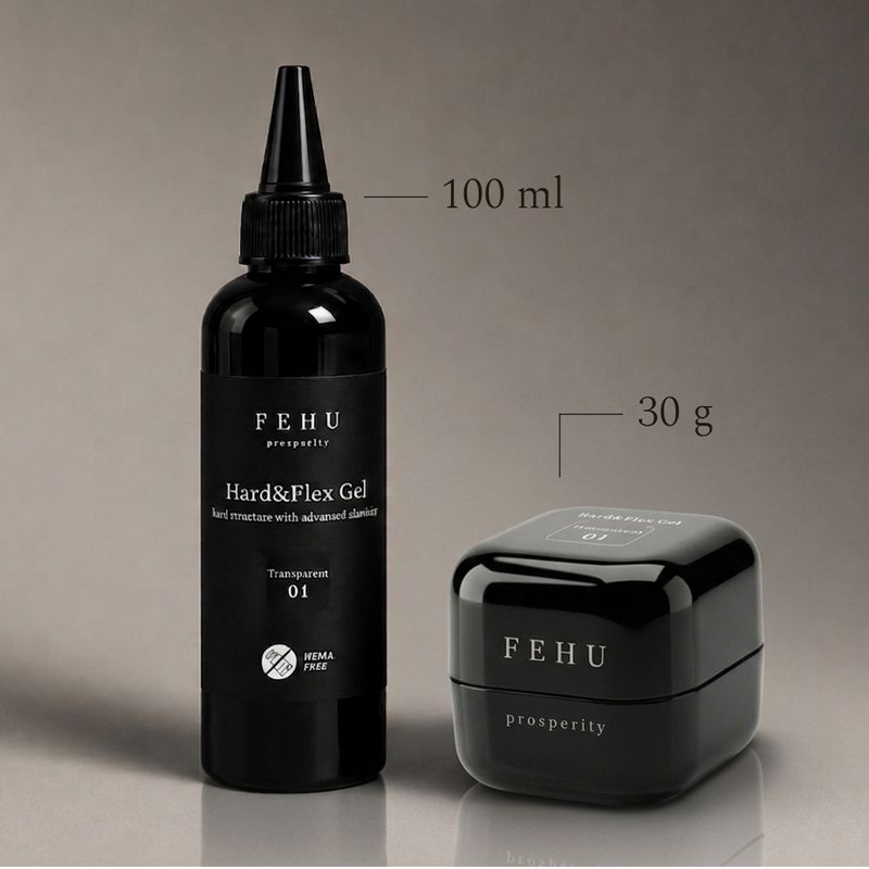 Hard &amp; Flex Gel #01 Transparent, 100 g.