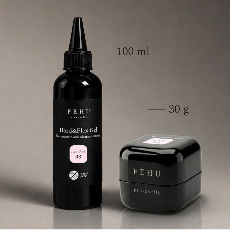 Hard &amp; Flex Gel #03 Light Pink, 100 g.