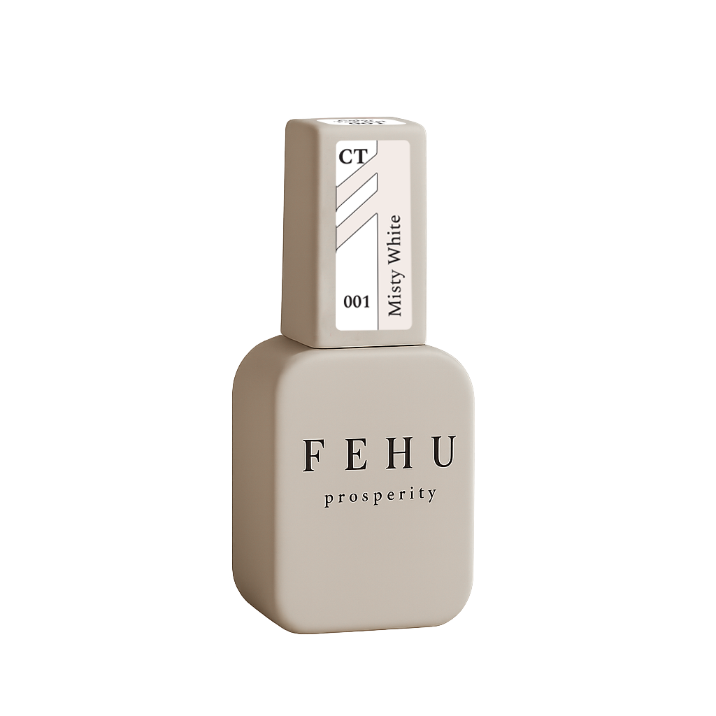 Color Top Gel #001 Misty White, 12 ml.