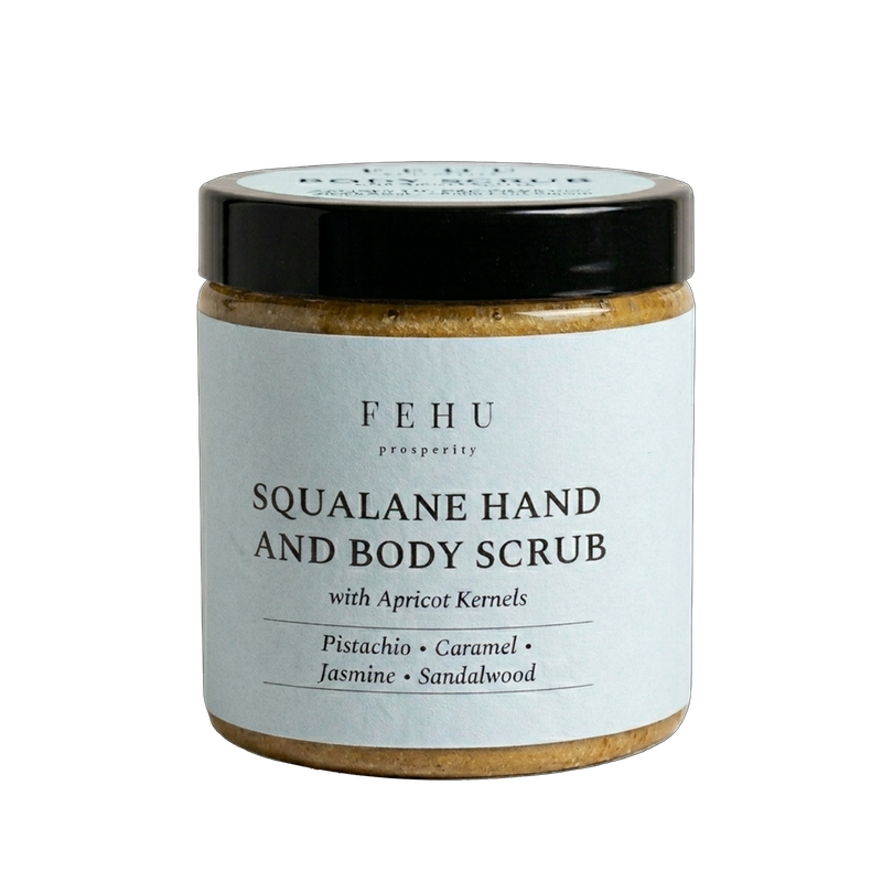 Squalane Hand and Body Scrub, 400 g.