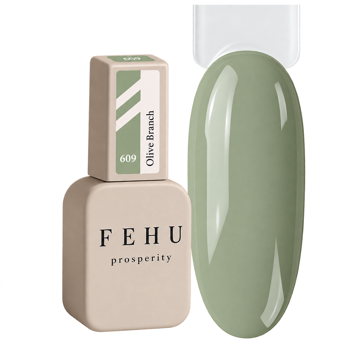 Gel Polish #609 Olive Branch, 12 ml.