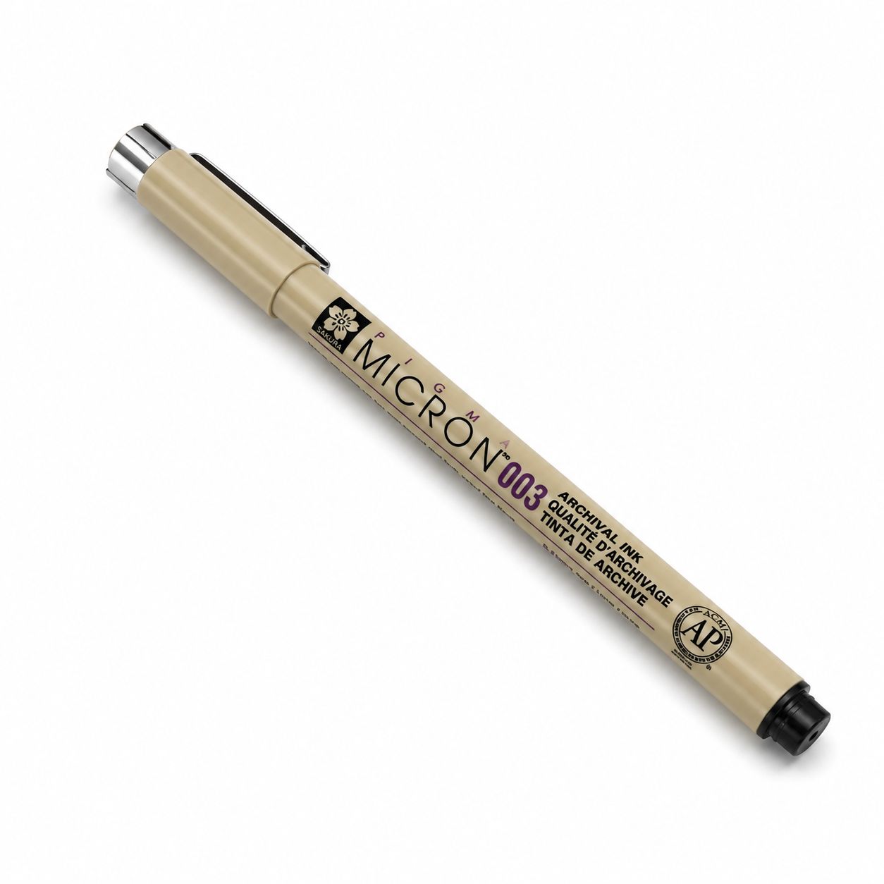 Μαρκαδόρος Sakura Pigma Micron Black 003 (0.15mm)