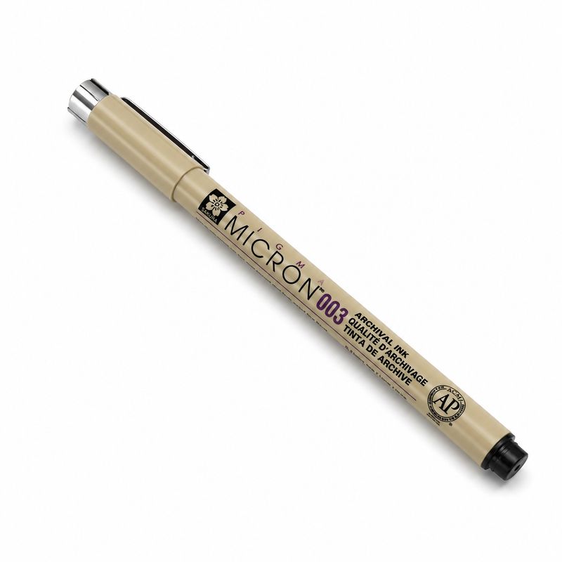 Μαρκαδόρος Sakura Pigma Micron Black 003 (0.15mm)