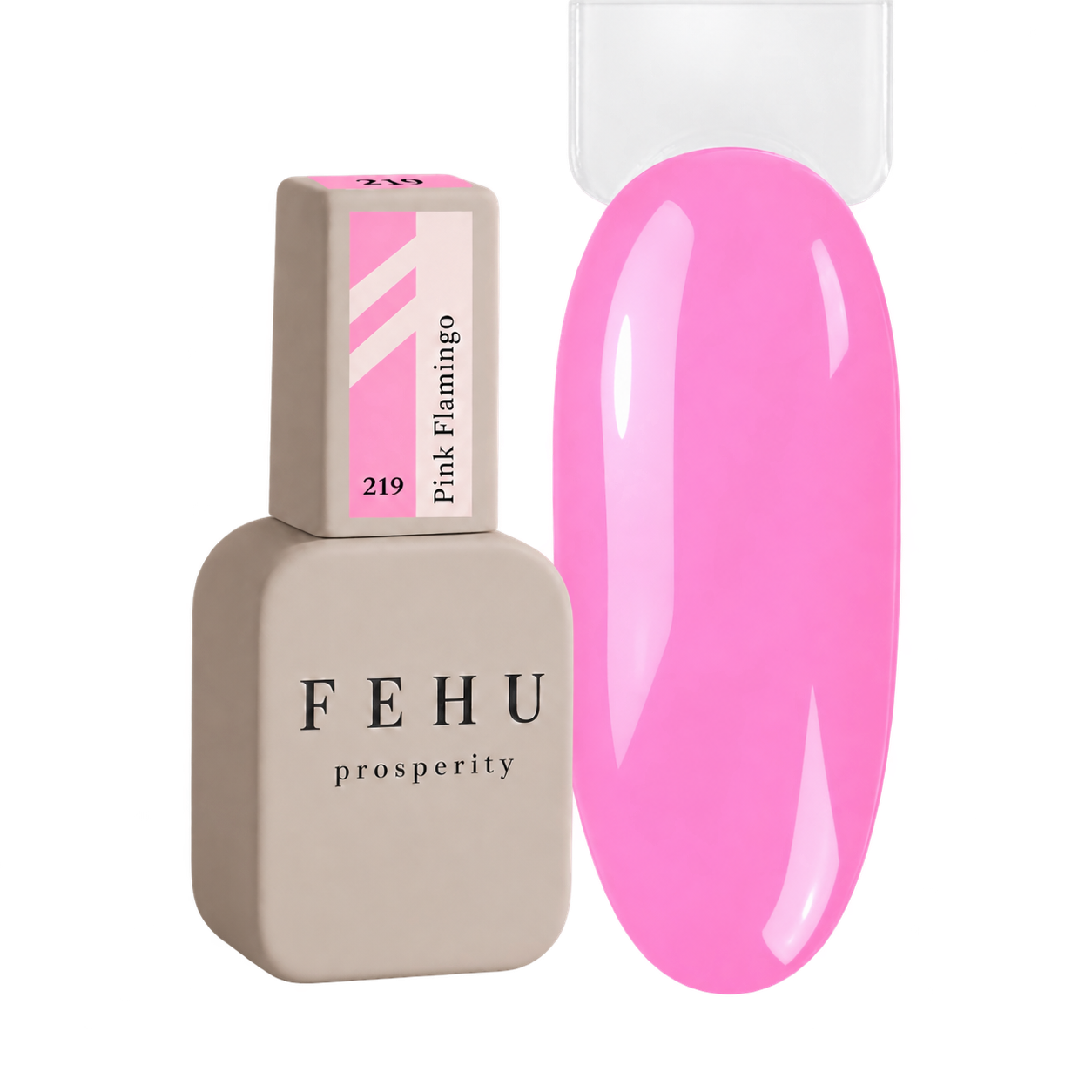 Gel Polish #219 Pink Flamingo, 12 ml.
