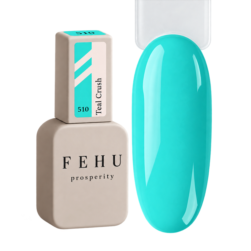 Gel Polish #510 Teal Crush, 12 ml
