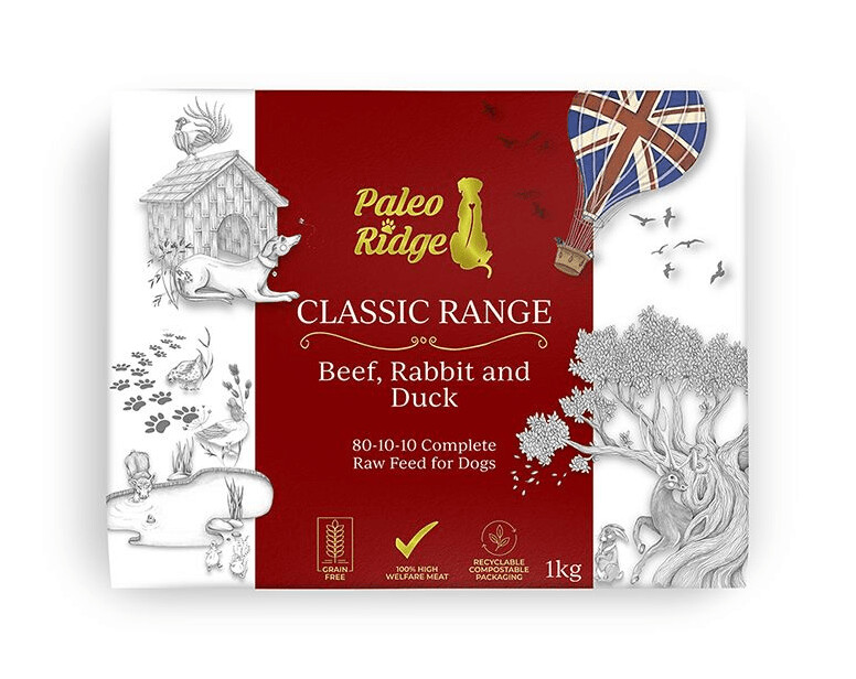 Paleo Ridge Beef, Rabbit & Duck 1kg