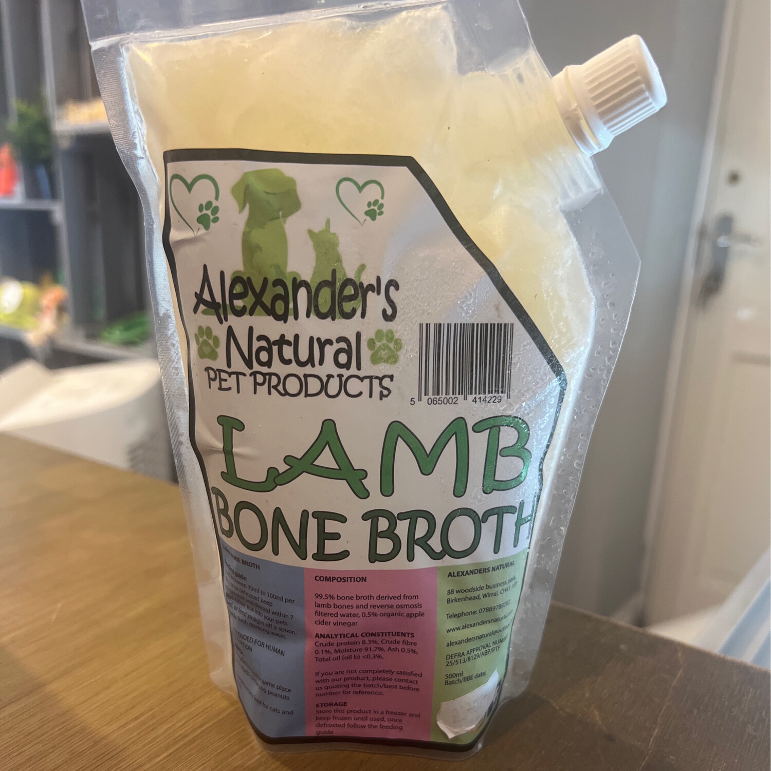 Alexander Natural’s Lamb Bone Broth 500ml