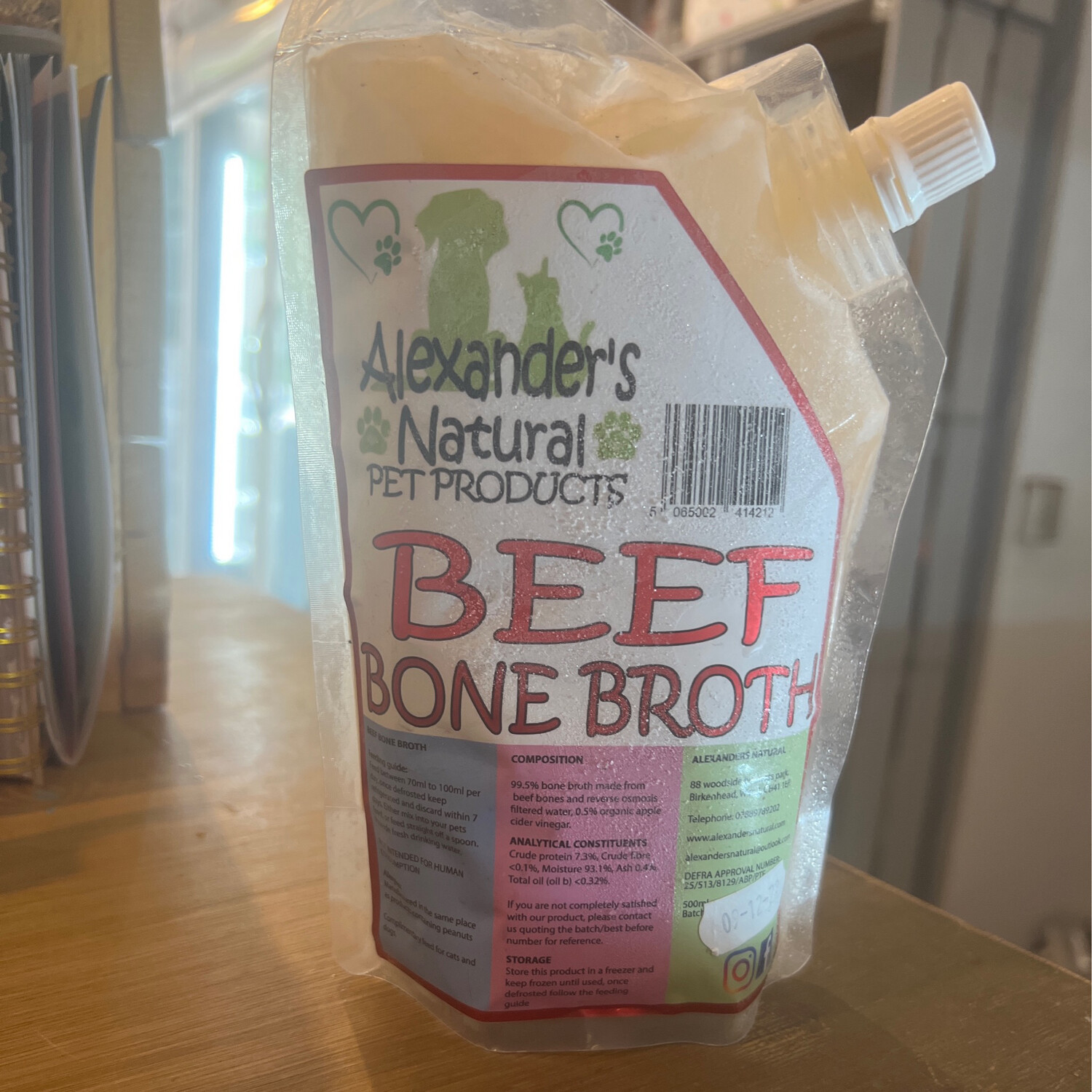 Alexander Natural’s Beef Bone Broth 500ml