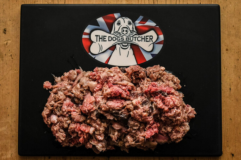 The Dogs Butcher Turkey And Lamb Tripe 10% Bone No Offal 1kg