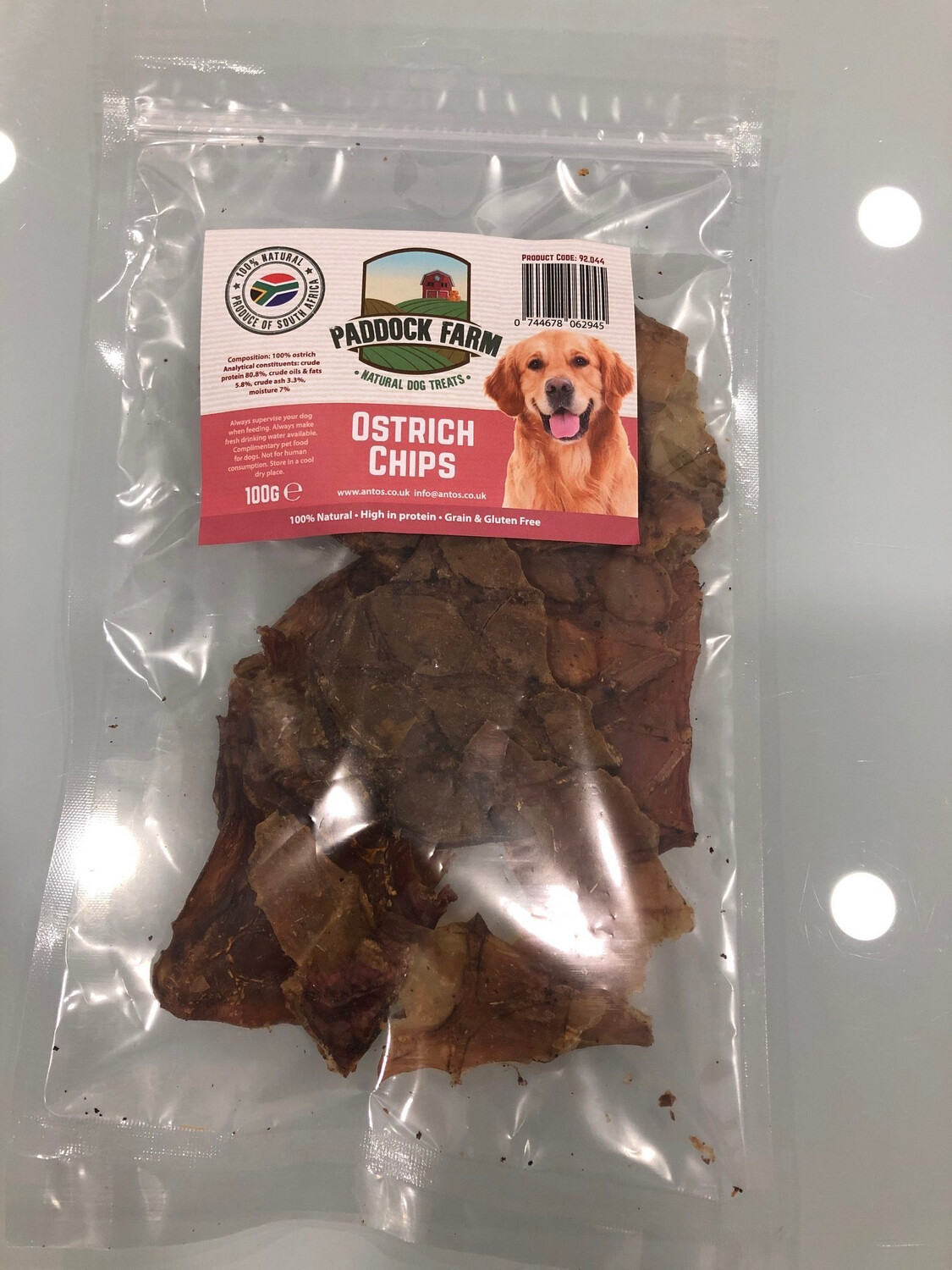 Ostrich Chips 100g