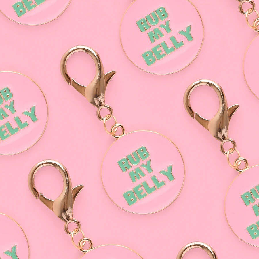 Cocopup Collar Charm Rub My Belly