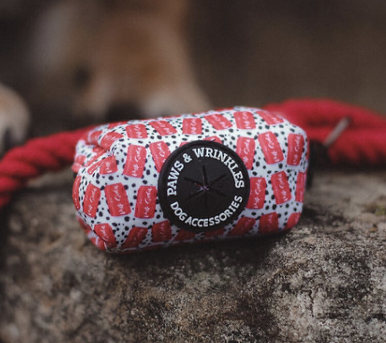 Paws & Wrinkles Soda Pup Poo Bag Holder