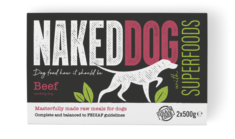 Naked Dog Superfoods Beef 2 X 500g