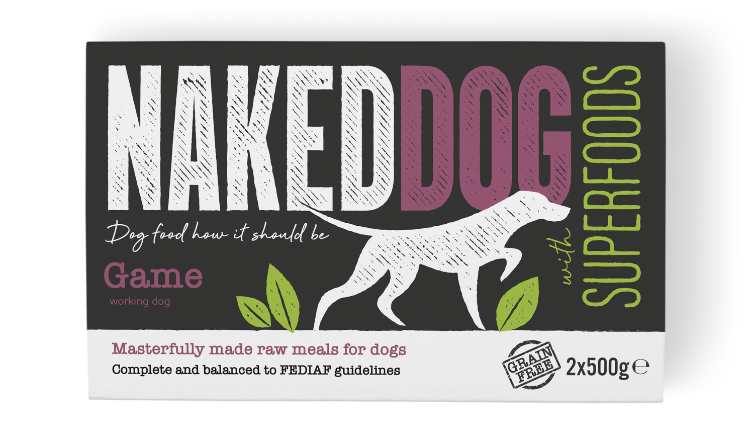Naked Dog Superfood Game 2x500g