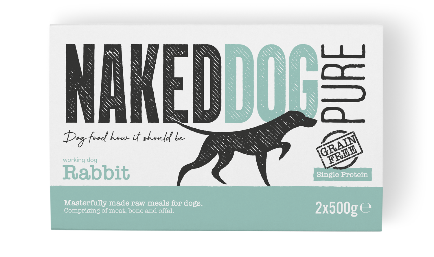 Naked Dog Pure Rabbit 2x500g