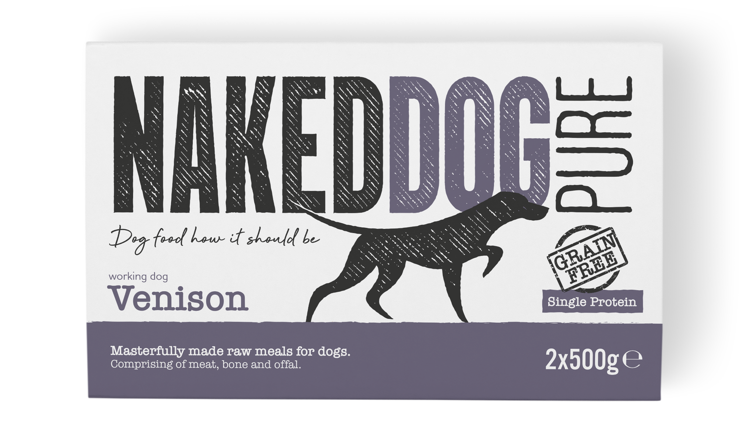 Naked Dog Pure Venison 2x500g