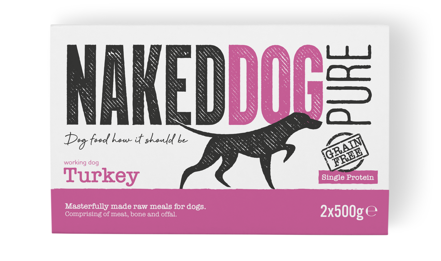 Naked Dog Pure Turkey 2x500g