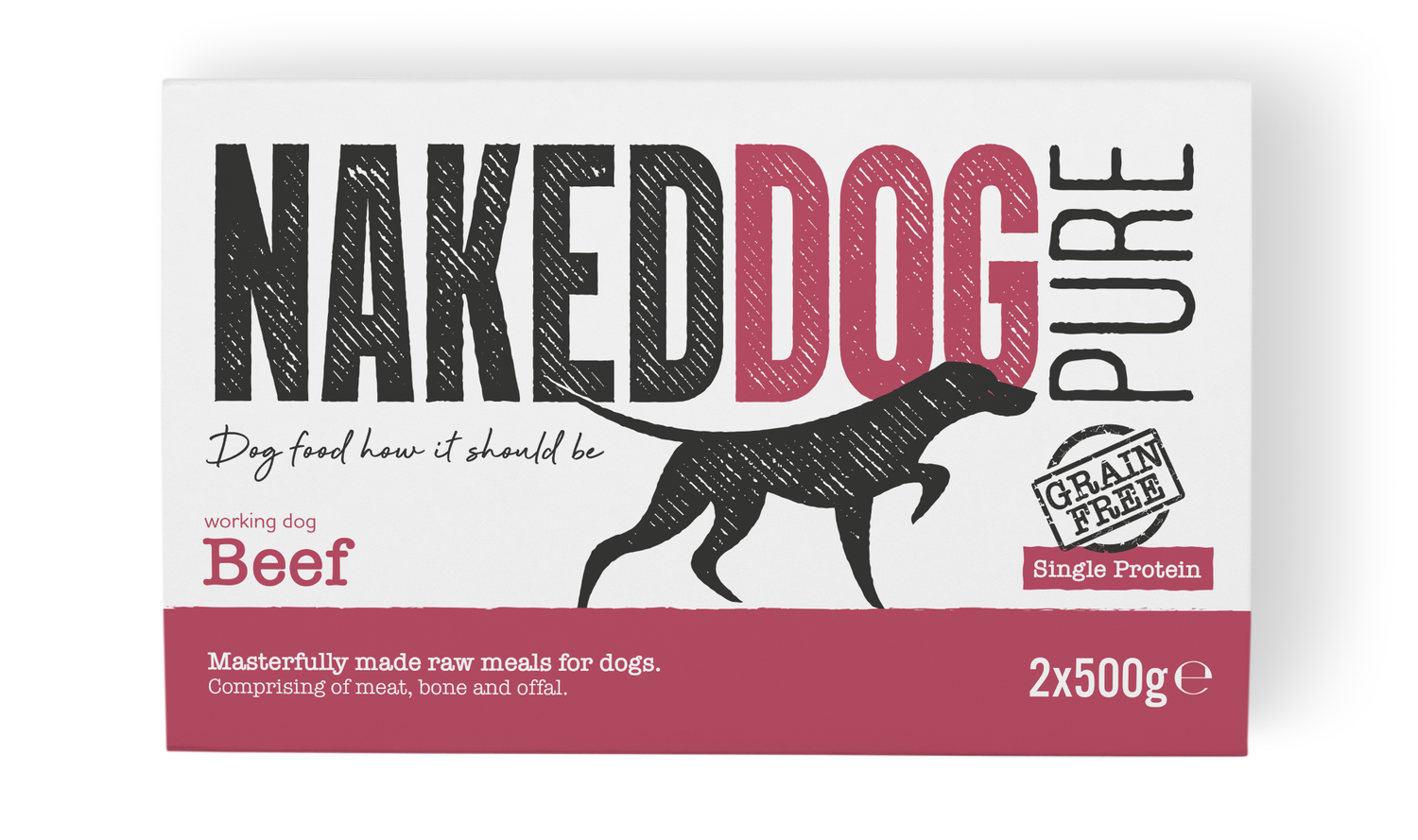 Naked dog Pure Beef 1kg