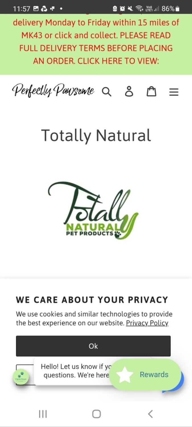 Totally Natural Pork and Tripe