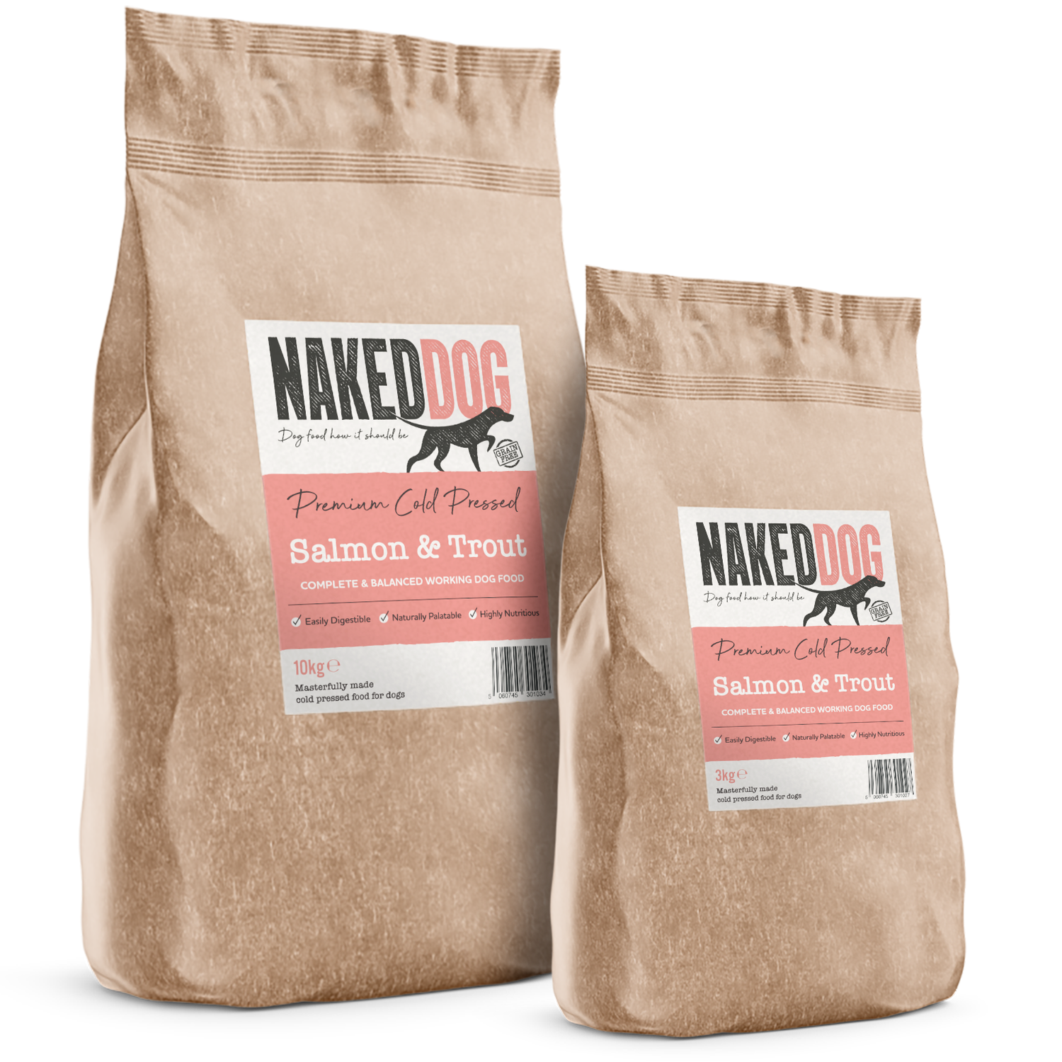 Naked Dog Cold Pressed Salmon & Trout 3kg
