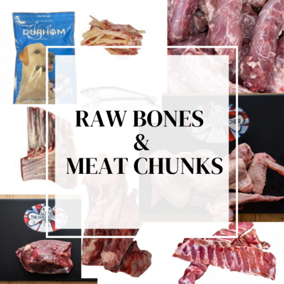 Raw Bones & Meat Chunks
