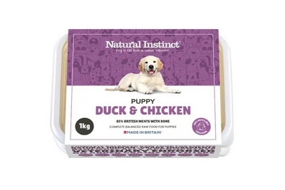 Natural Instinct Puppy Duck & Chicken 2x500g