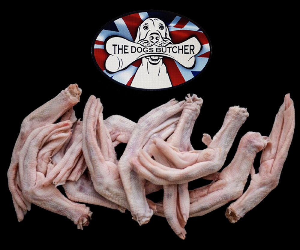 The Dogs Butcher Duck Feet 1kg