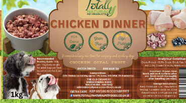 Totally Natural Chicken Dinner 1kg