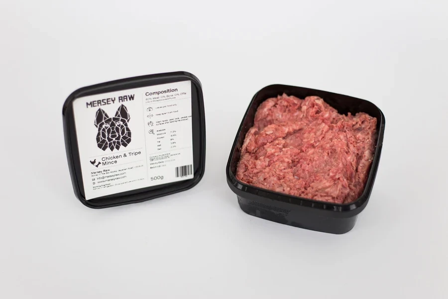 Mersey Raw Chicken & Tripe 500g
