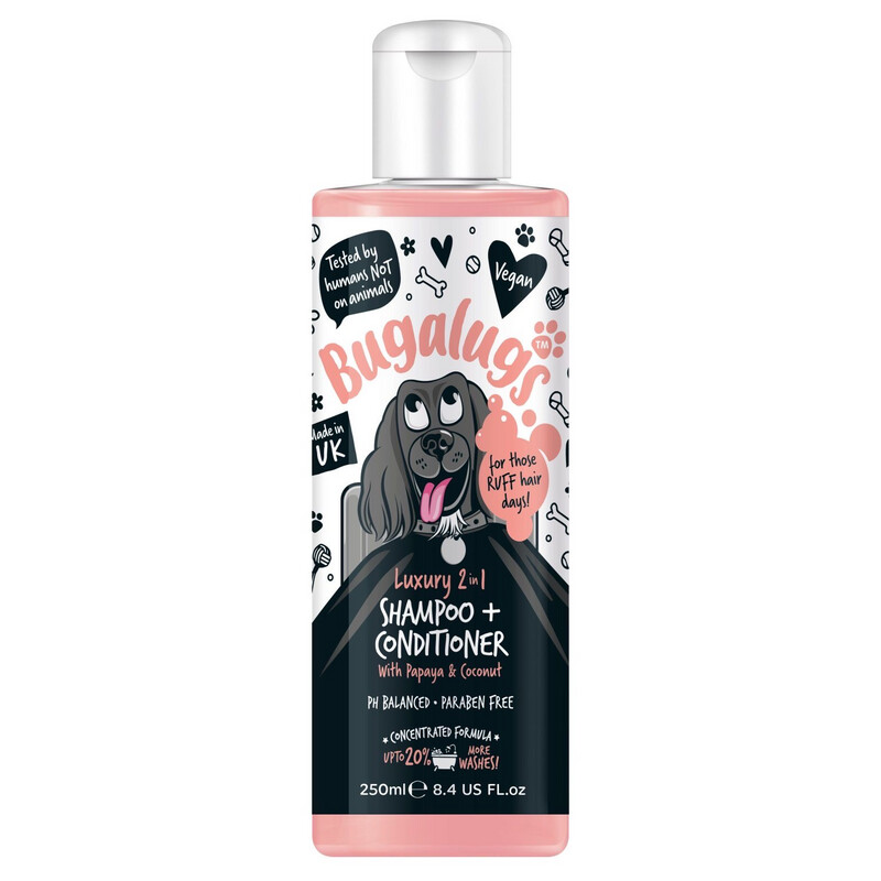 Bugalugs 2 In 1 Papaya & Coconut Shampoo 250ml