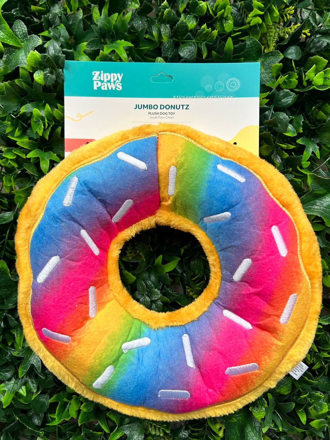 Zippypaws Jumbo Donutz Rainbow