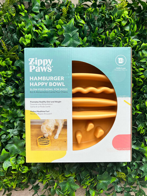 Zippypaws Happy Bowl - Hamburger