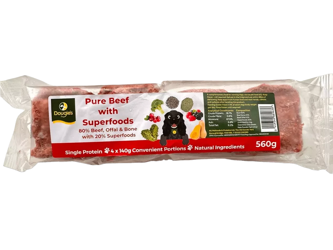 Dougies Superfood Beef 560g