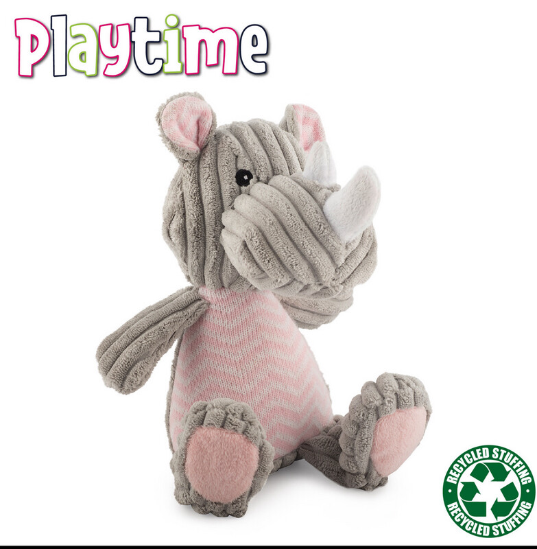 Ancol Playtime Knitted Rhino
