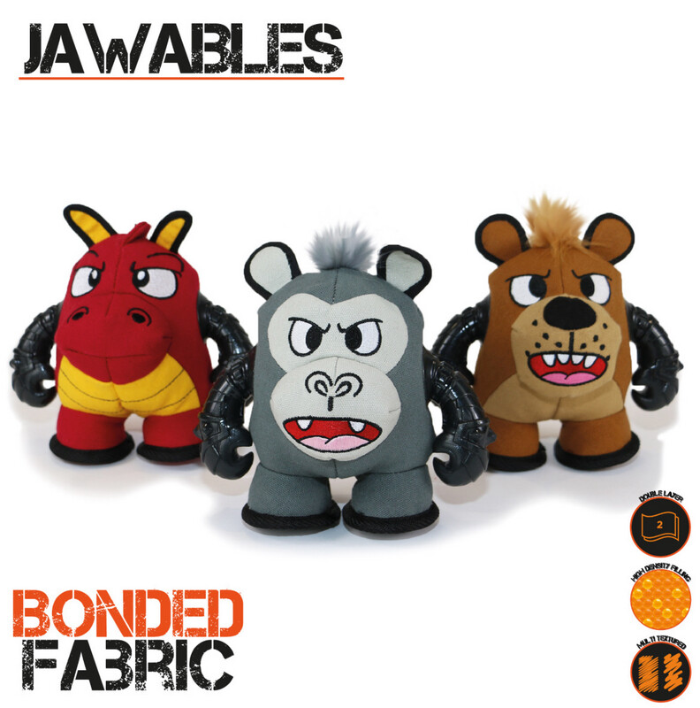 Ancol Jawables Bad Boys Multi Textured Toy