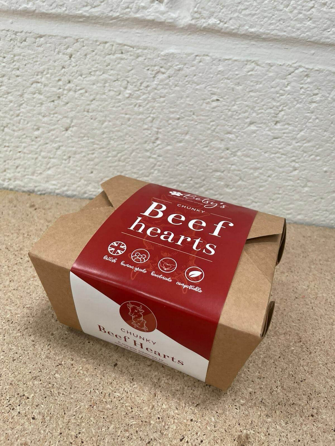 Betsy’s Chunky Beef Hearts 500g