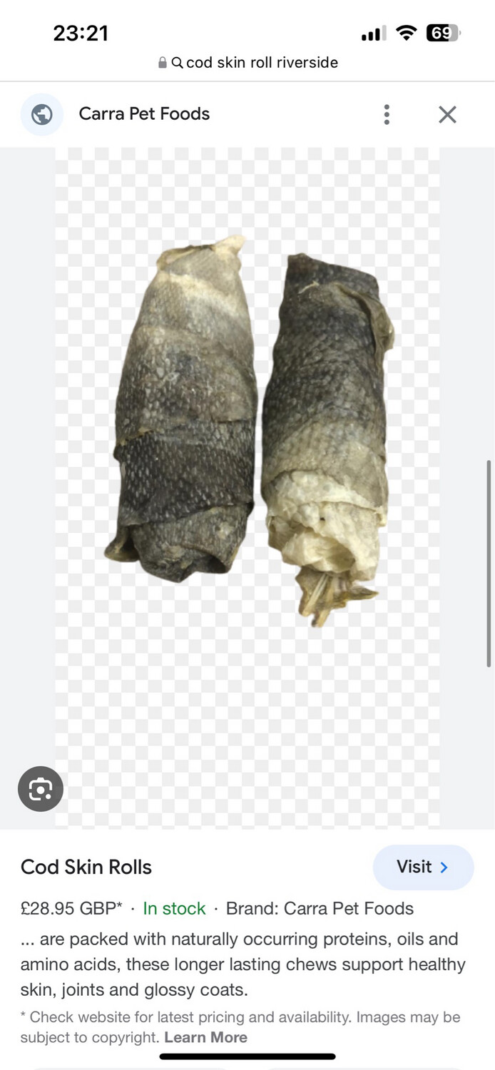 Cod skin roll