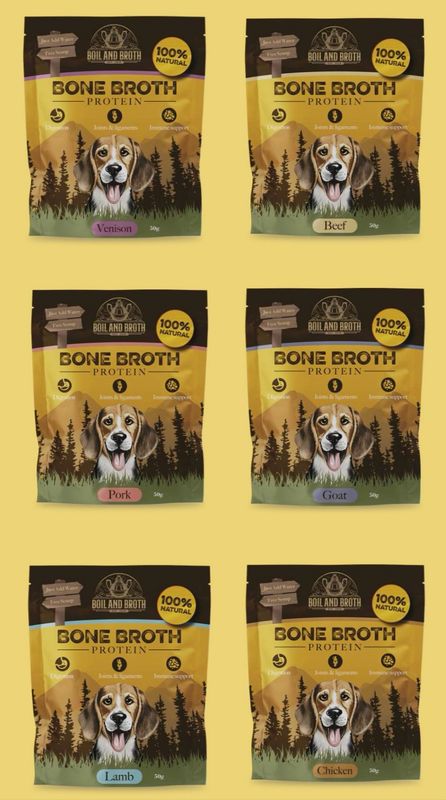 Boil & Broth Dehydrated Venison Bone Broth Powder 50g