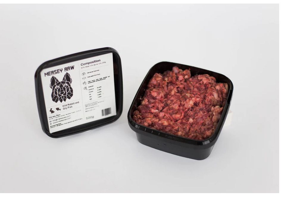 Mersey Raw Wild Rabbit & Oily Fish 500g
