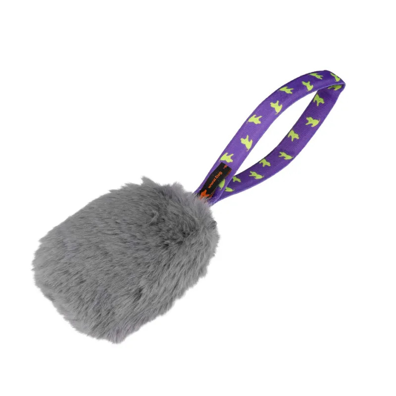 Tug-E-Nuff Faux Fur Pocket Squeaky