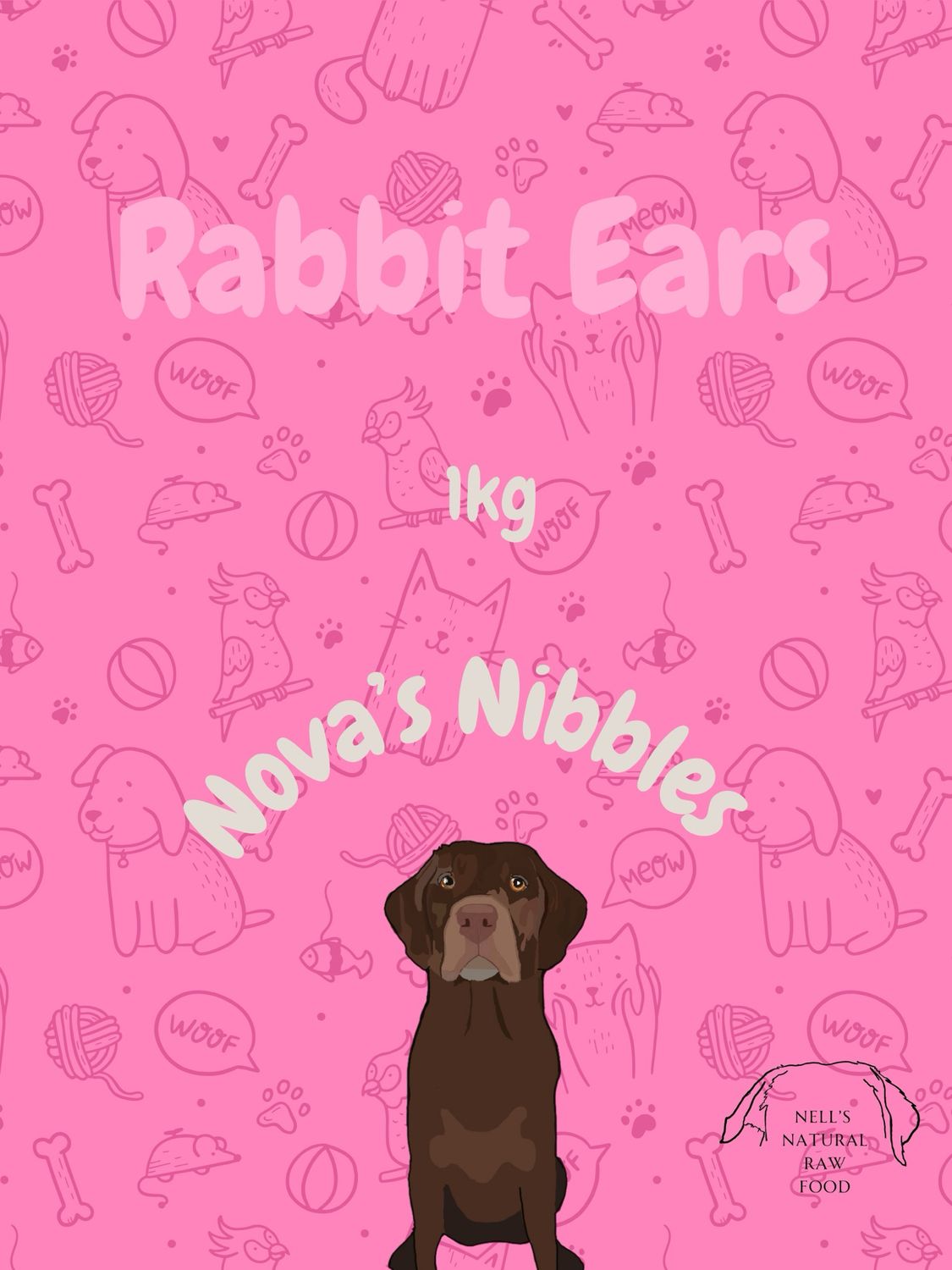 Hairy Rabbit Ears 1kg