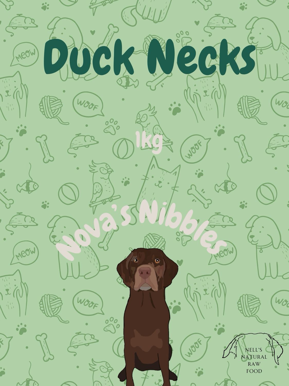 Dried Duck Neck 1kg